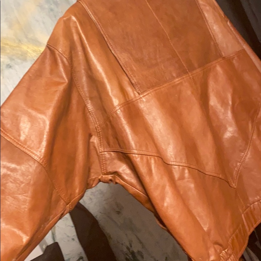 Vintage 80’s Leather Jacket - Picture 6 of 6